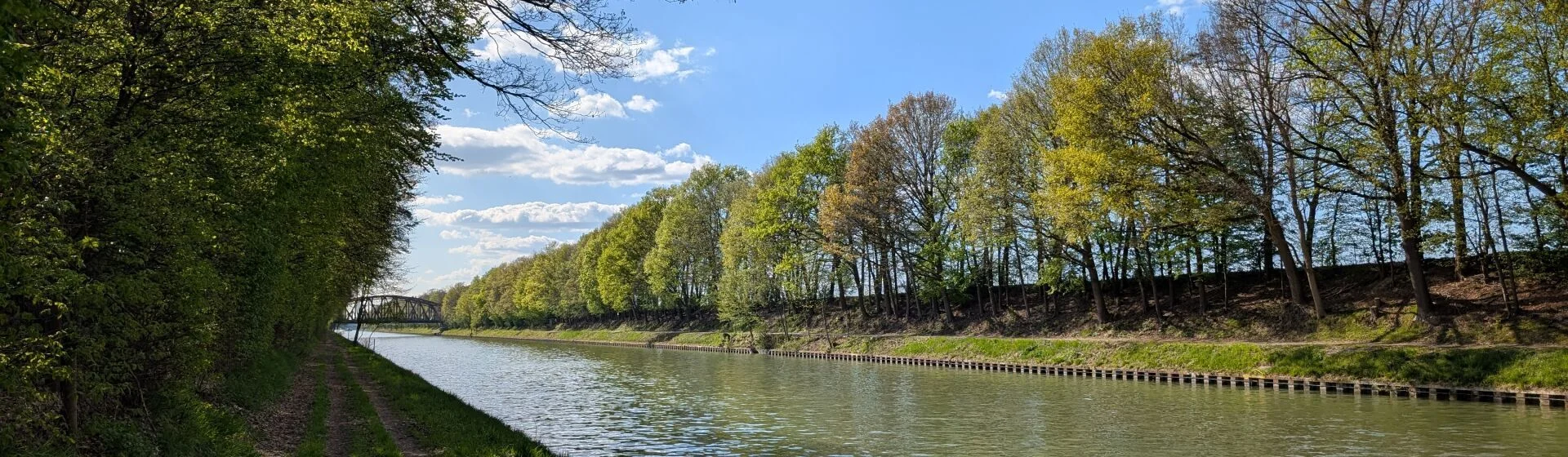 Mittellandkanal bei Völkenrode im Frühling
