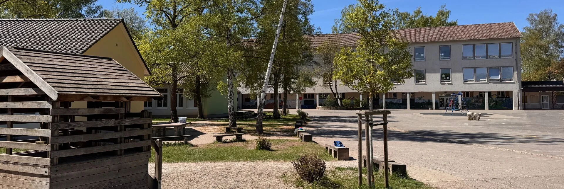 Pausenhof der Struthschule in Eschwege