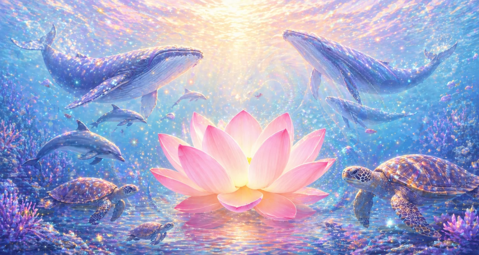 Lotus im Wasser