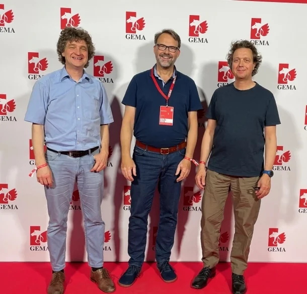 Bild mit Hubert und Stefan