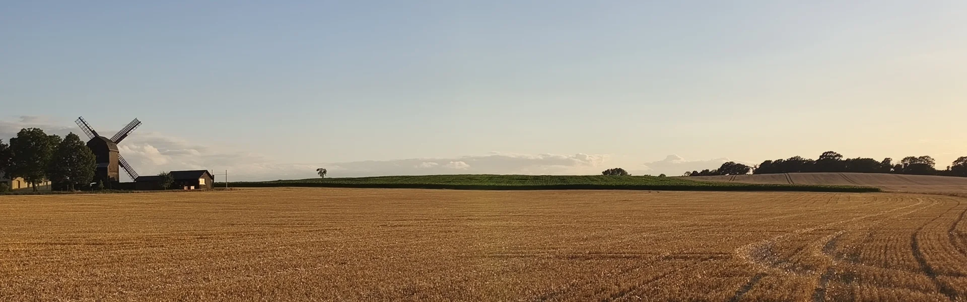 Blick Sommerabend zur Mühle Ebersbach | zur Startseite