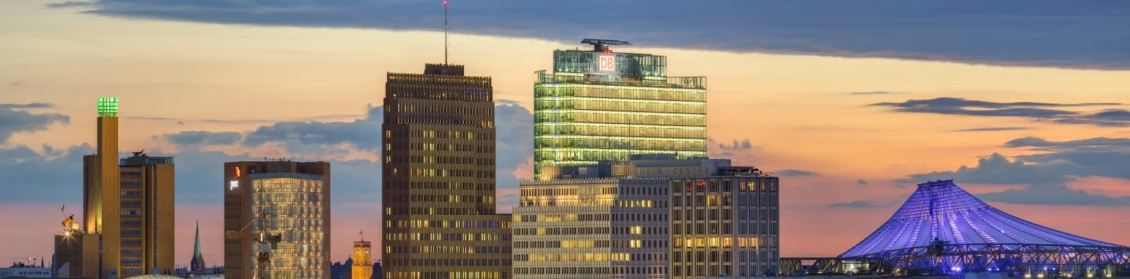 Blick auf den Potsdamer Platz in Berlin - Mitte