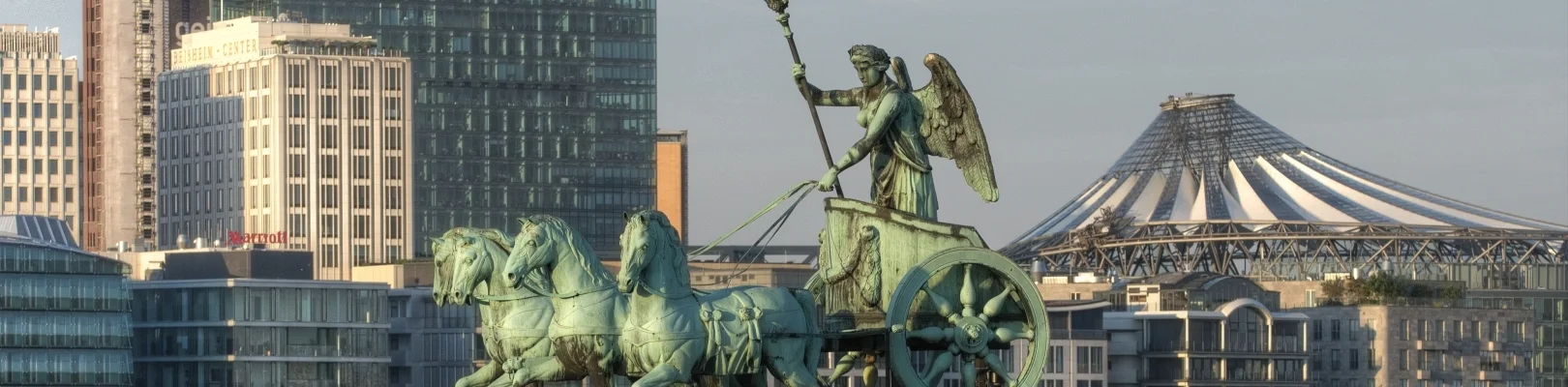 Quadriga auf dem Brandenburger Tor Berlin