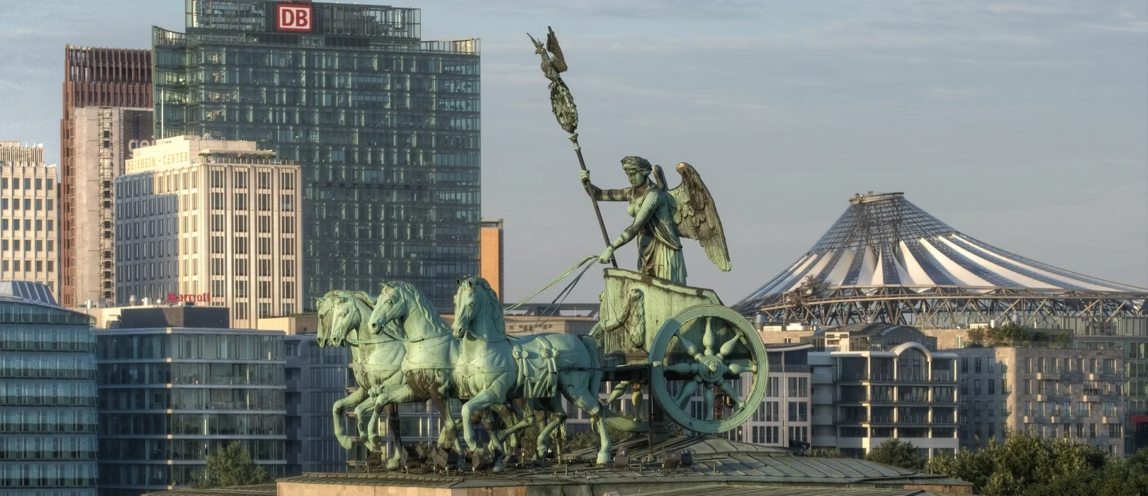 Quadriga auf dem Brandenburger Tor Berlin
