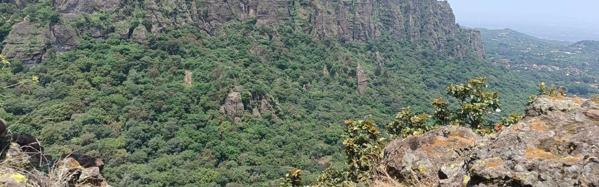 Tal von Tepoztlán, Mexiko.