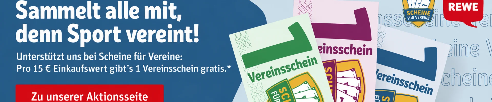 REWE - Scheine für Vereine