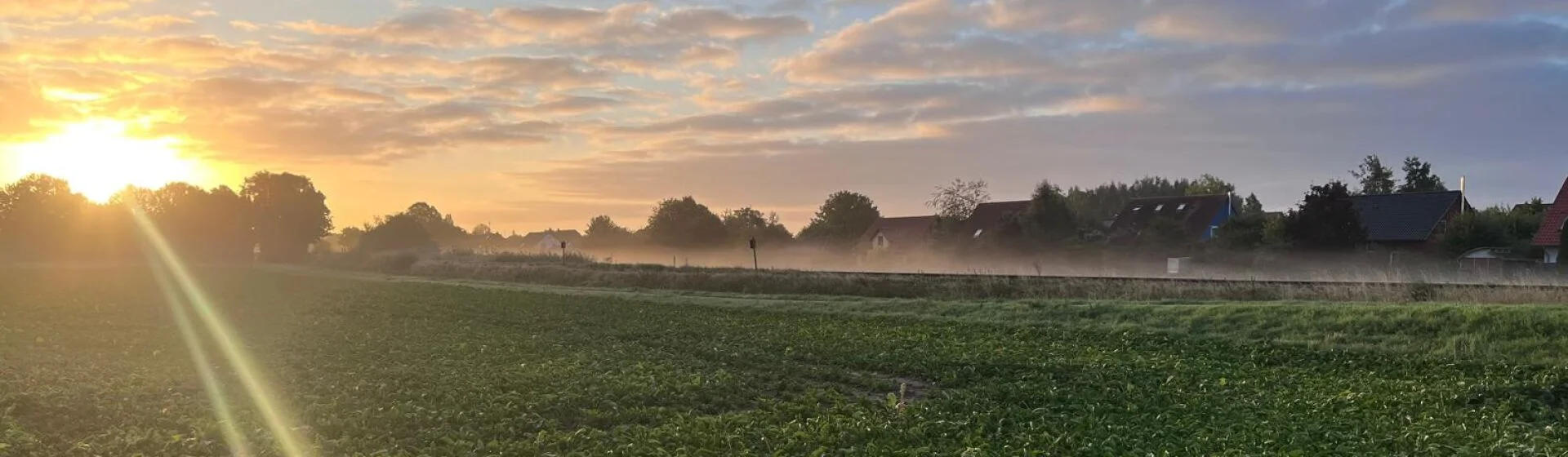 Sonnenaufgang über Völkenrode
