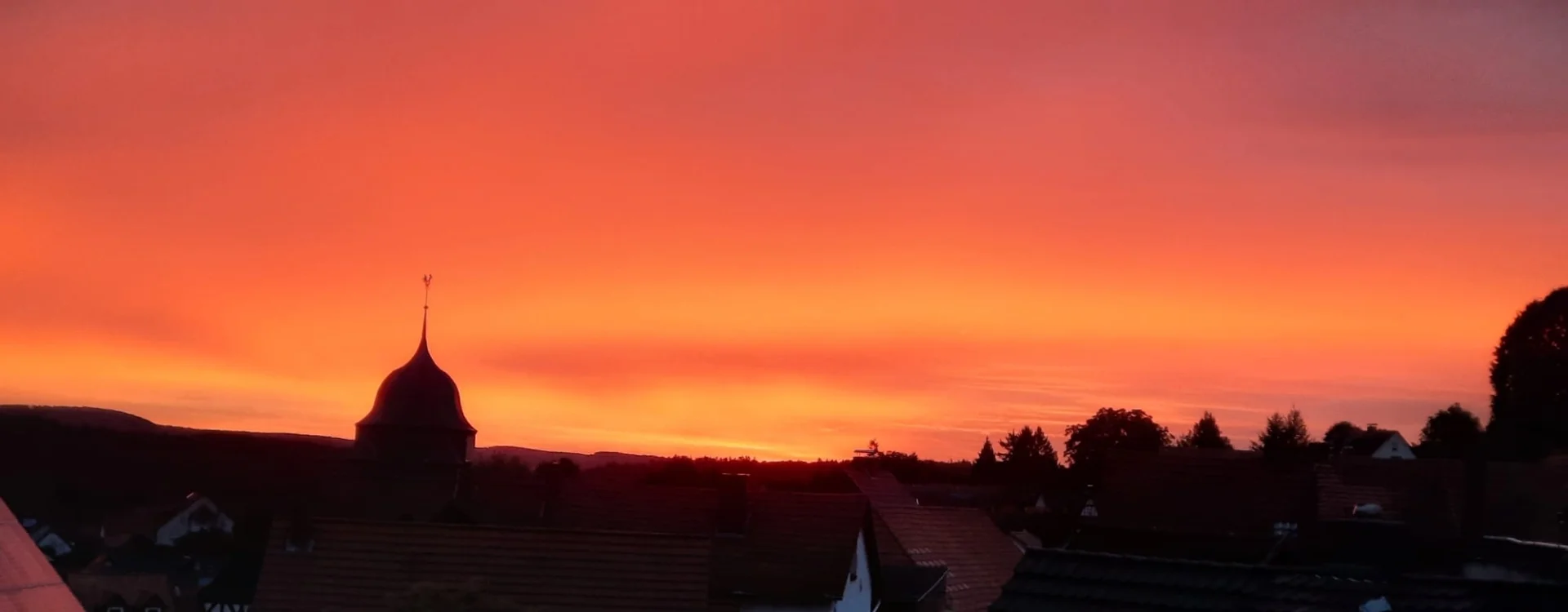 Morgenrot in Weißenborn