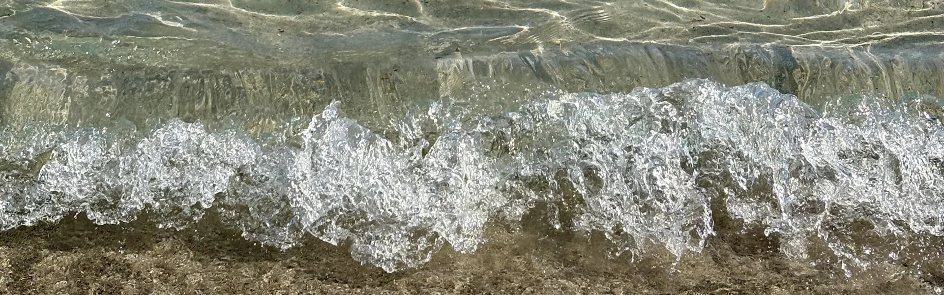 aufgewühltes Wasser