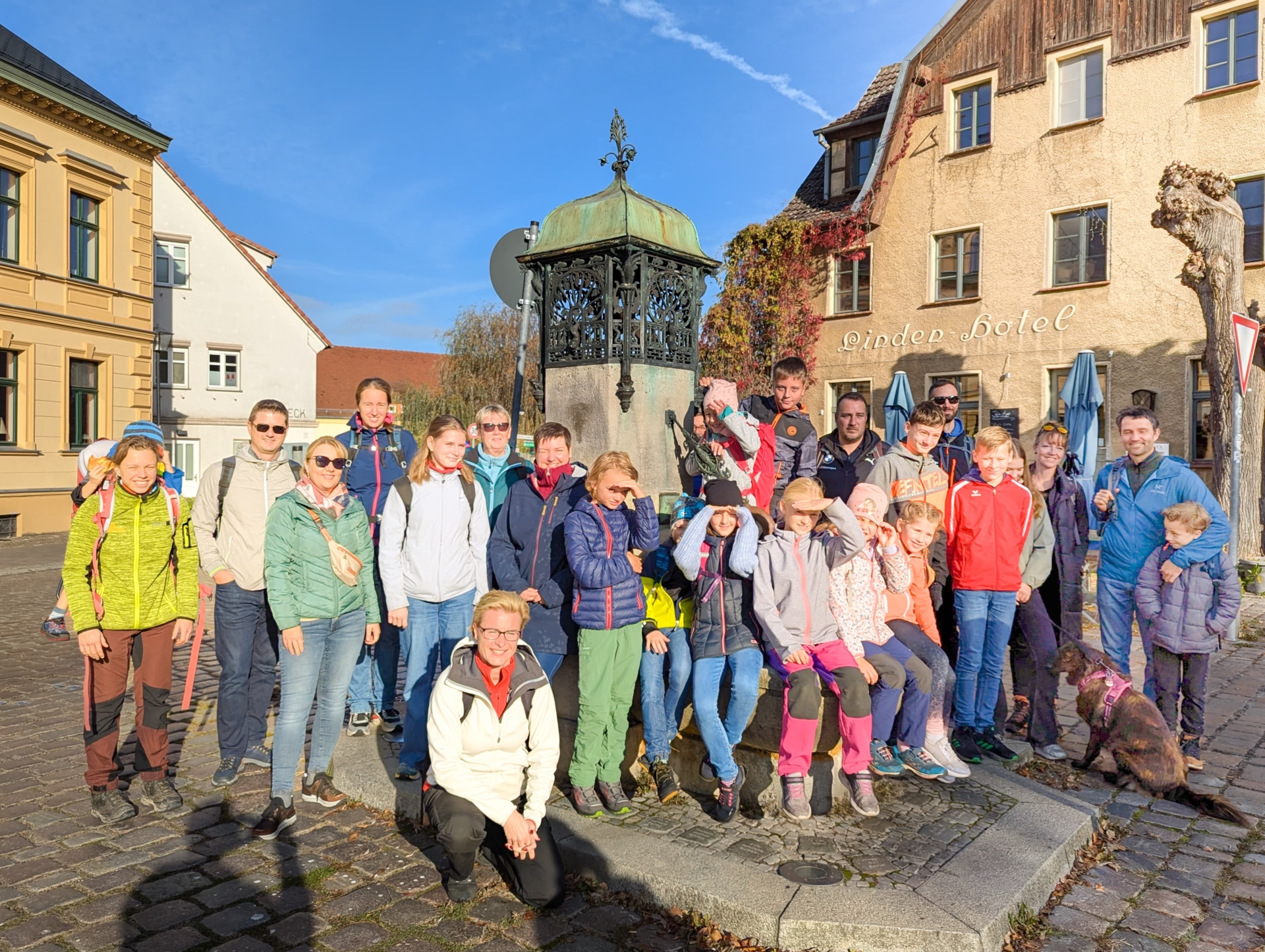 Auftakt zur Wanderung