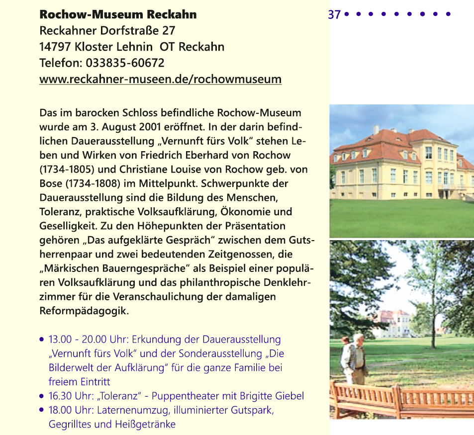 Rochow-Museum Reckahn