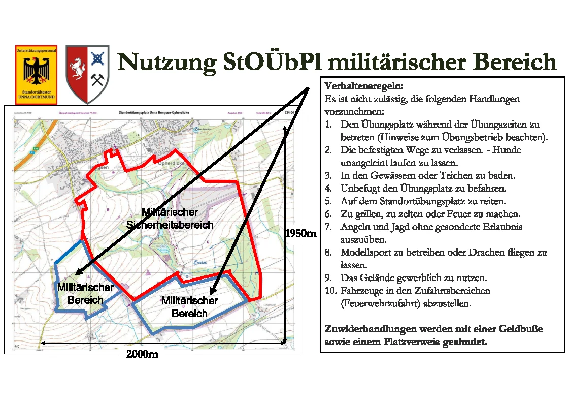 Sperrung Truppenübungsplatz