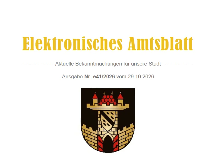 E-Amtsblatt Nr. e41/2026