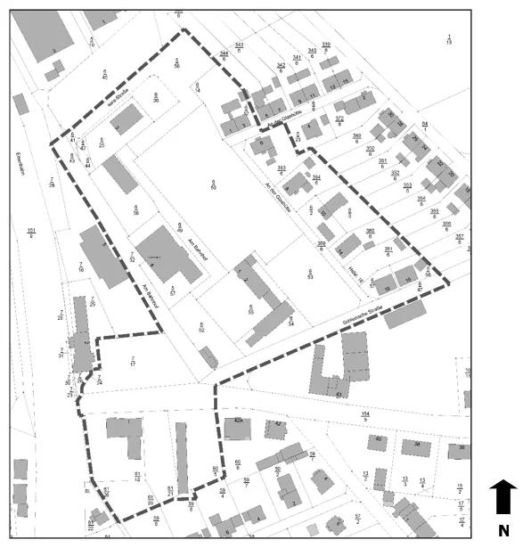 B-Plan Glashütte - Geltungsbereich
