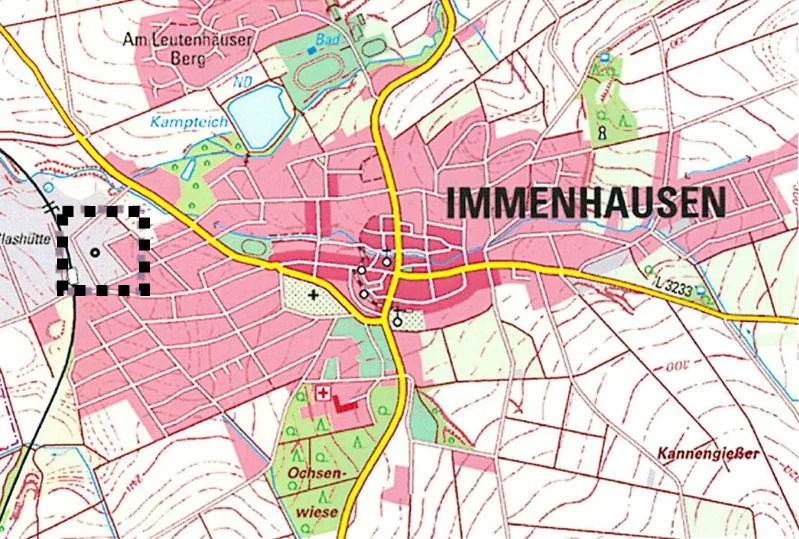 B-Plan Glashütte - Lage Geltungsbereich