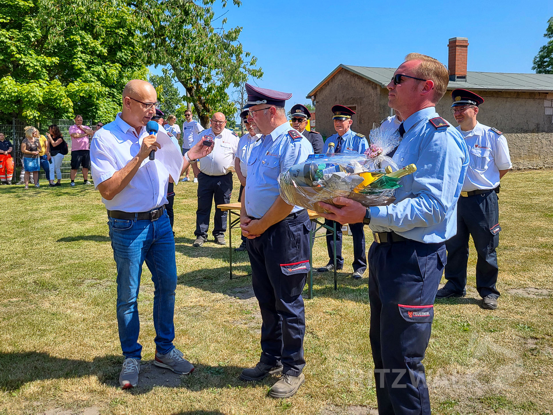 Stadtjugendwart Stefan Fuchs wurde feierlich verabschiedet. Foto: Stadt Pritzwalk