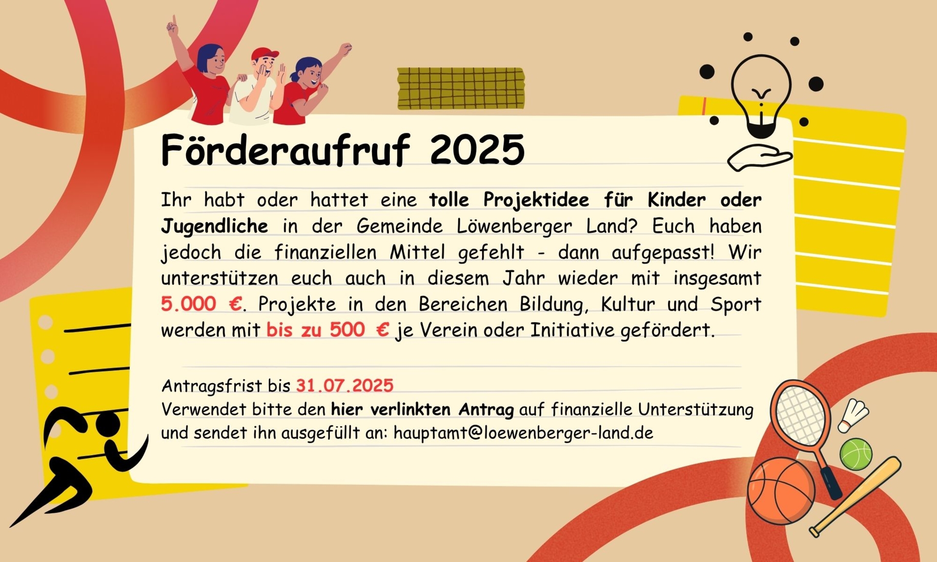 Förderaufruf 2025