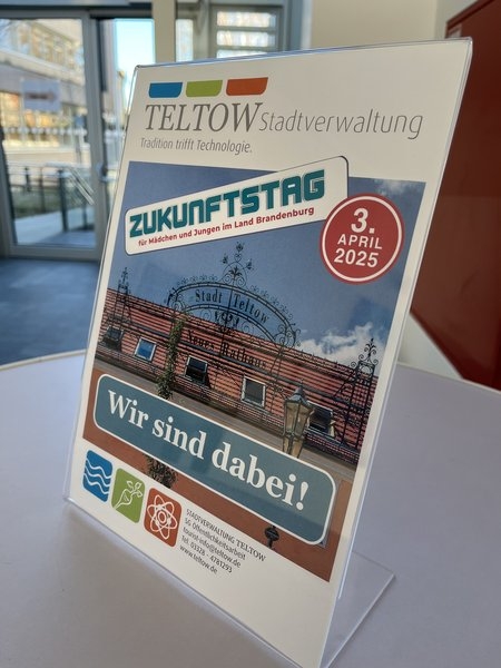 Aufsteller zum Zukunftstag