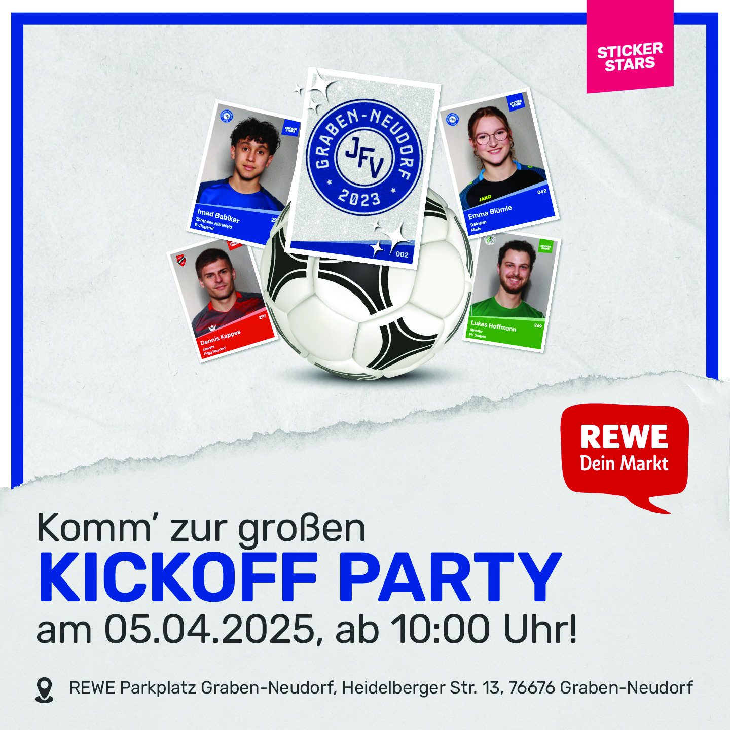 Plakat KickOff-Event