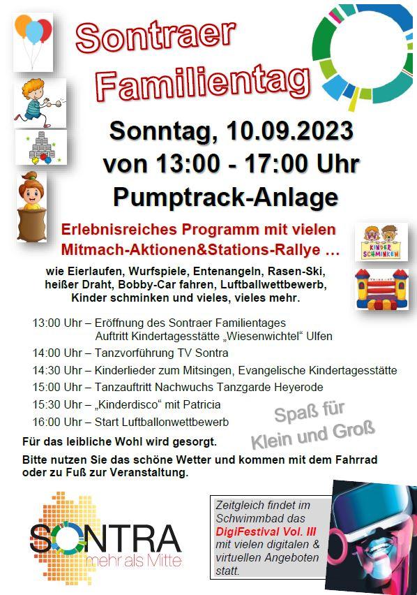 Familientag Flyer