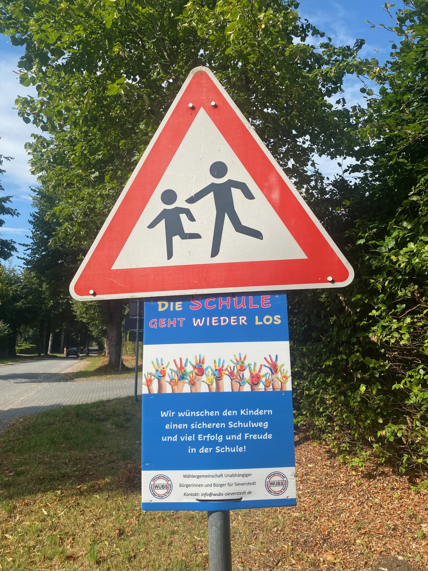 An der Schule Schulplakat
