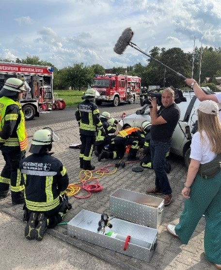 HR-Fernsehen zu Gast bei der Feuerwehr