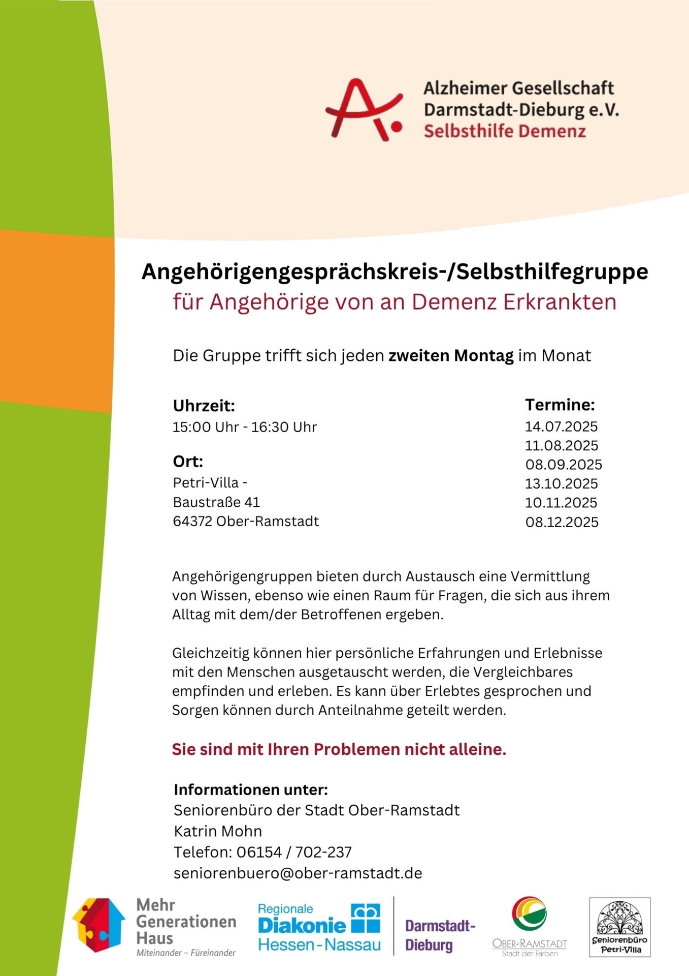 Angehörigengesprächskreis OR  2-Halbjahr 2025