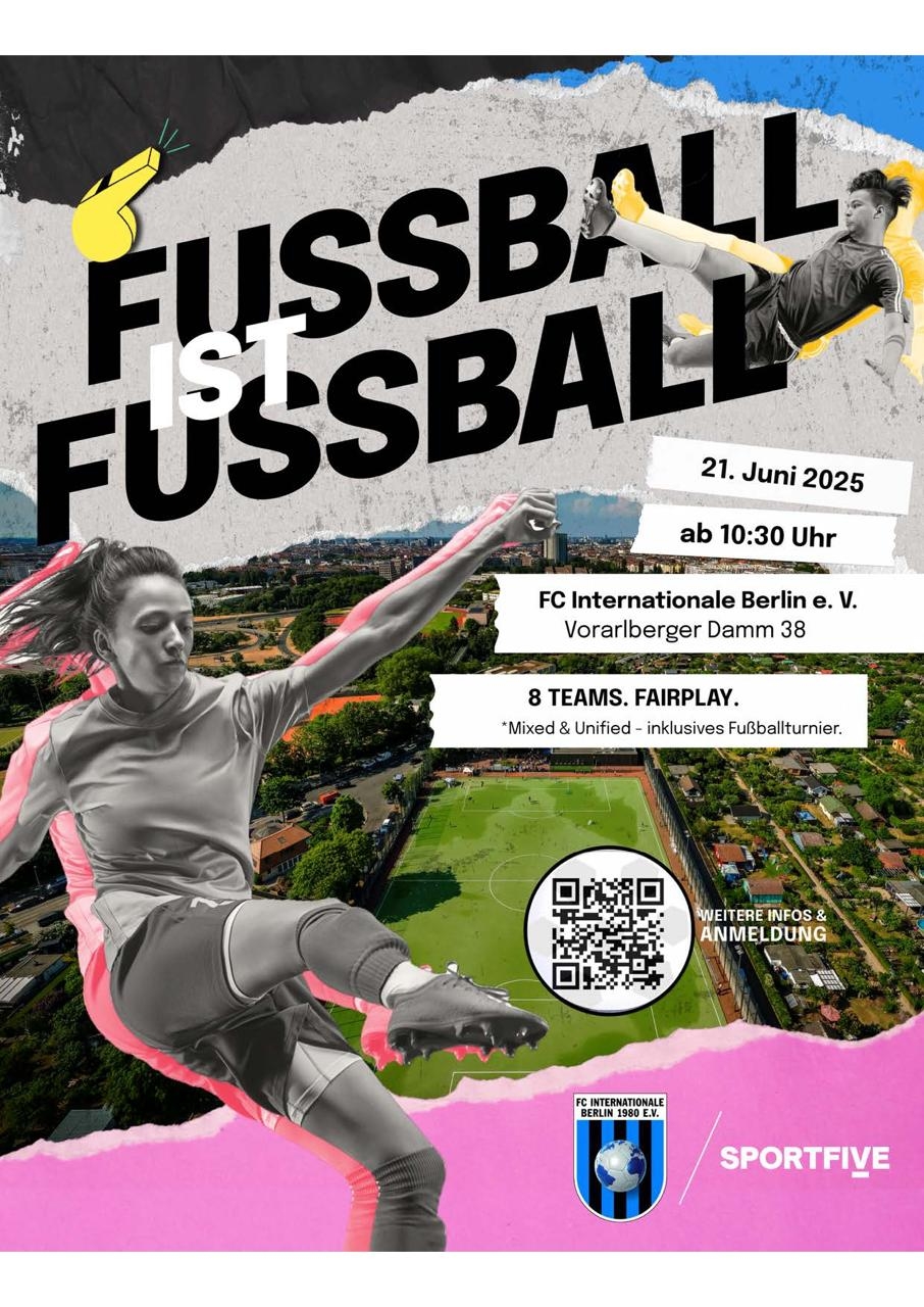 Sportfive Ankündigungsflyer