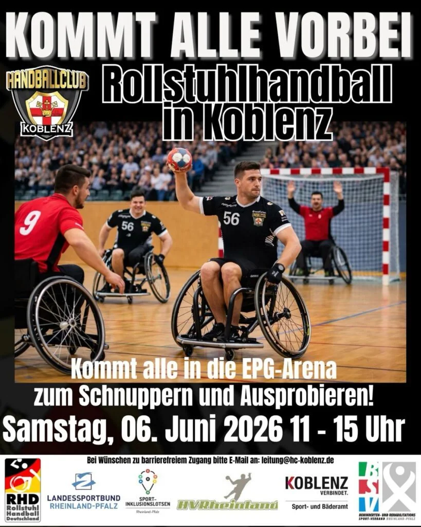 Rollstuhlhandball Flyer