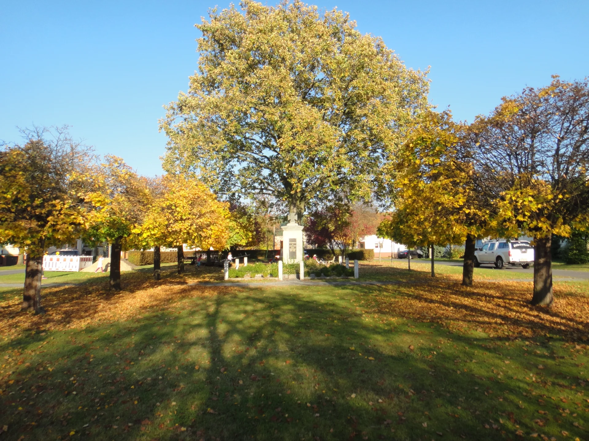 Kriegerdenkmal auf dem Anger in Coschen