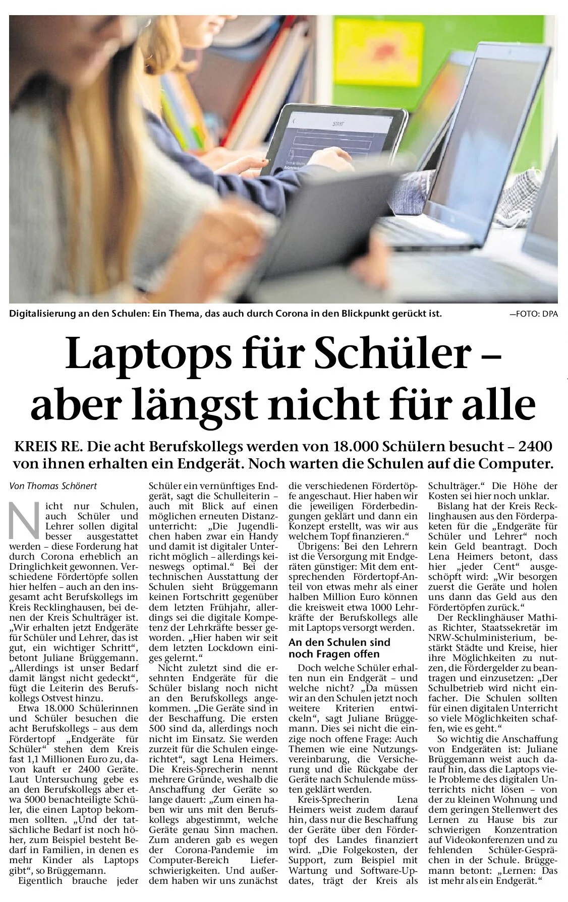 2020_11_18_Laptops_fuer_Schueler_Waltroper_Zeitung
