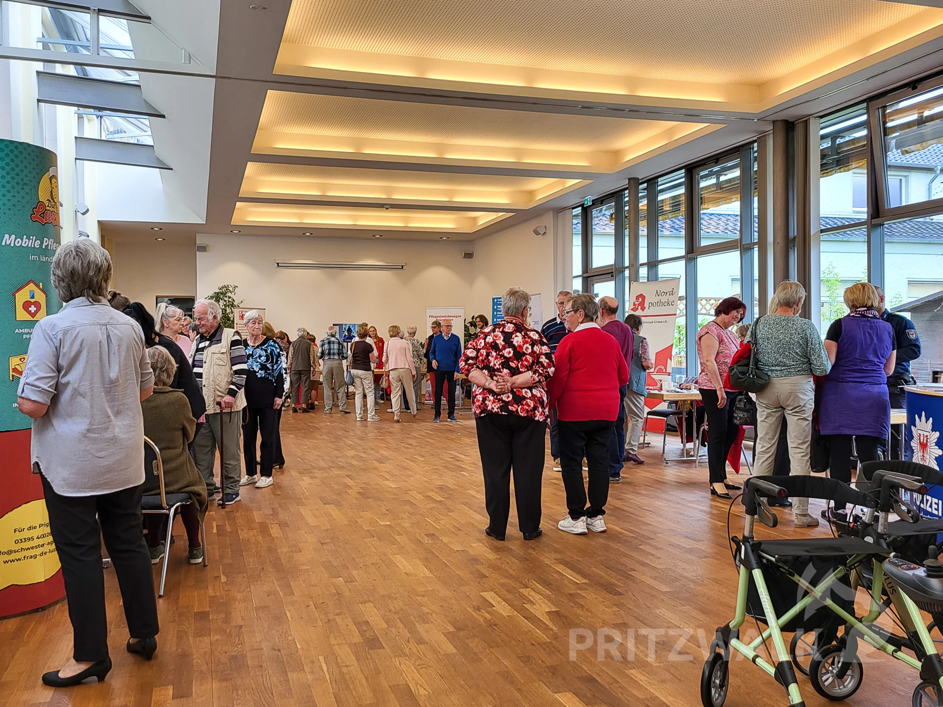 Verschiedene Aussteller präsentieren wie im vergangenen Jahr "Hilfen im Alltag". Foto: Stadt Pritzwalk