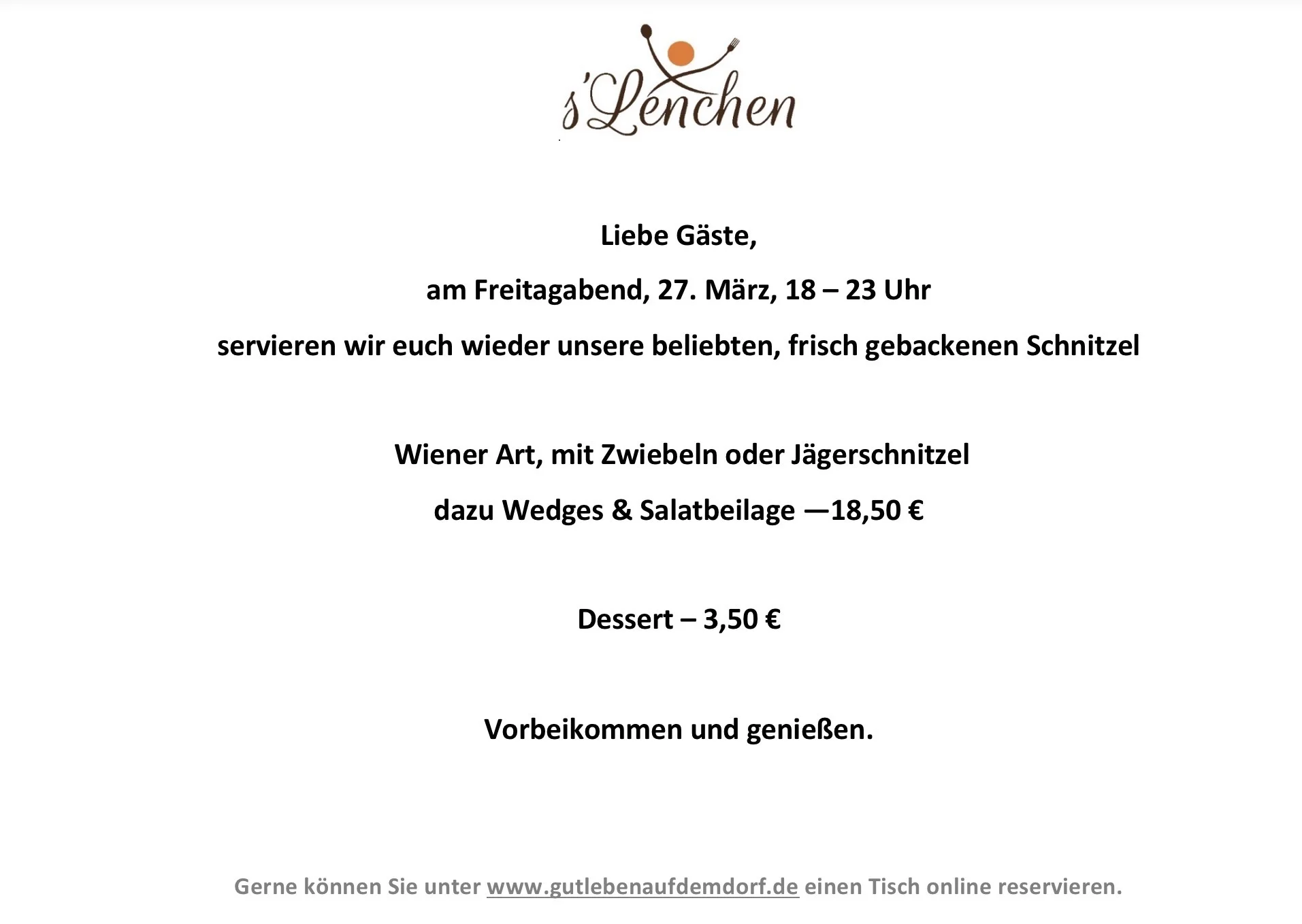 Schnitzelabend
