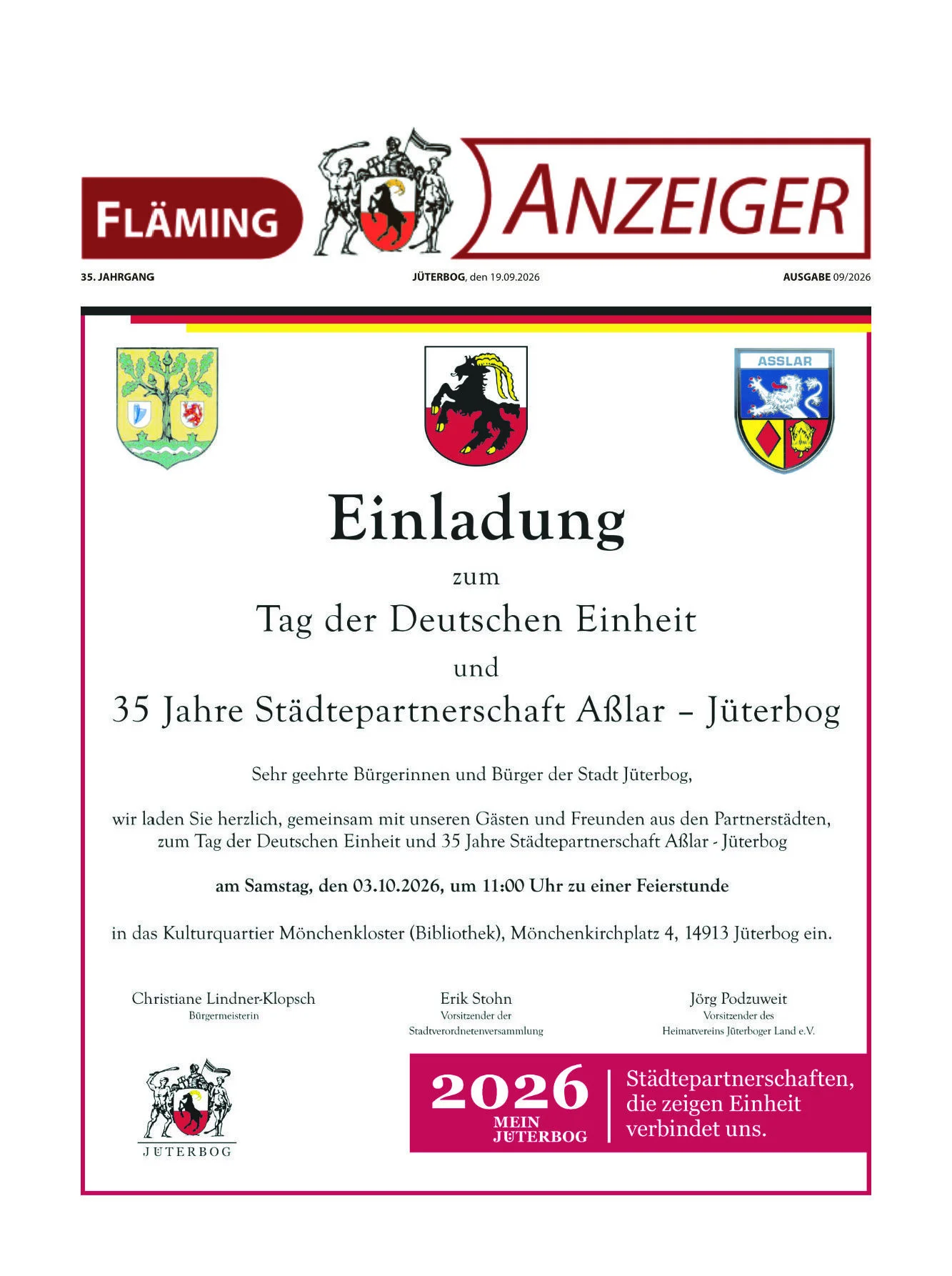 Einladung
