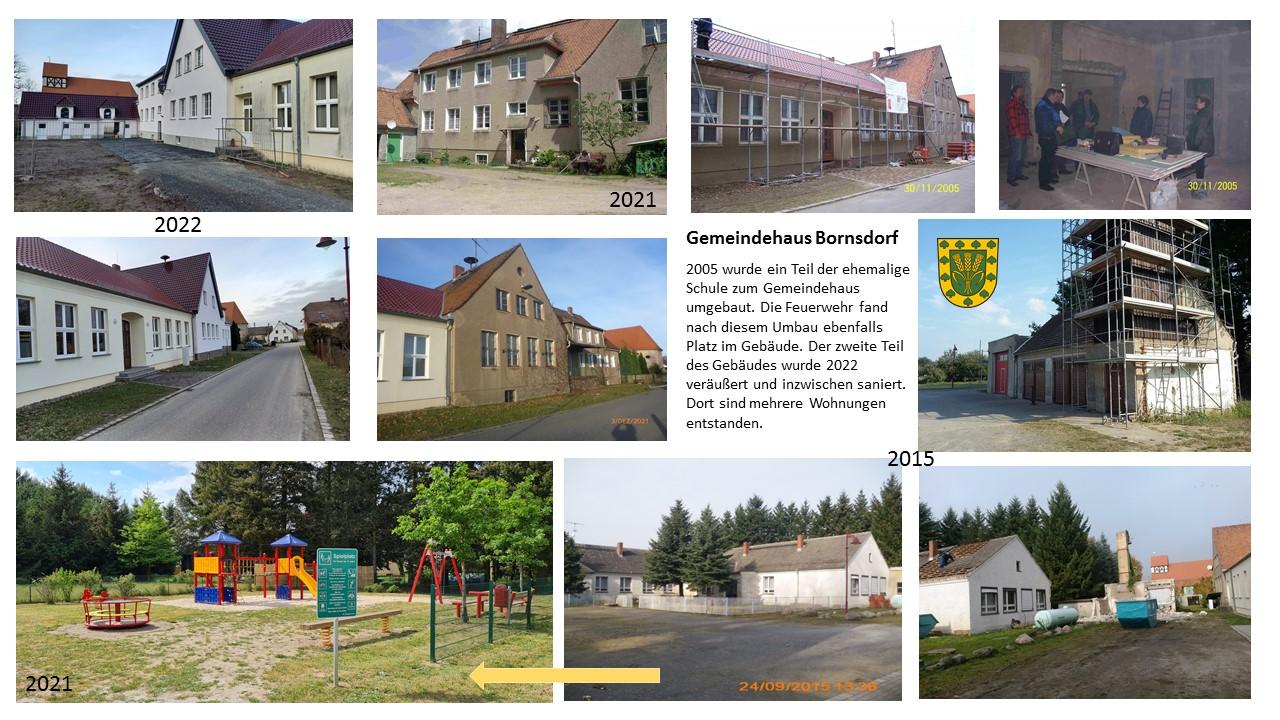Entwicklung der Fläche am Gemeindehaus seit 2005
