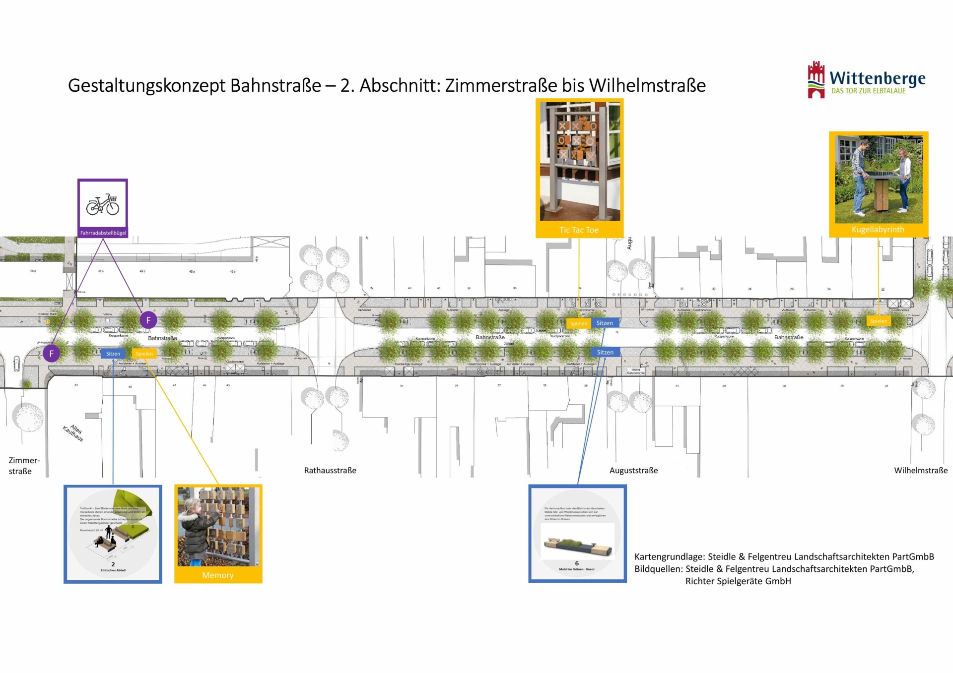 Zimmerstraße bis Wilhelmstraße