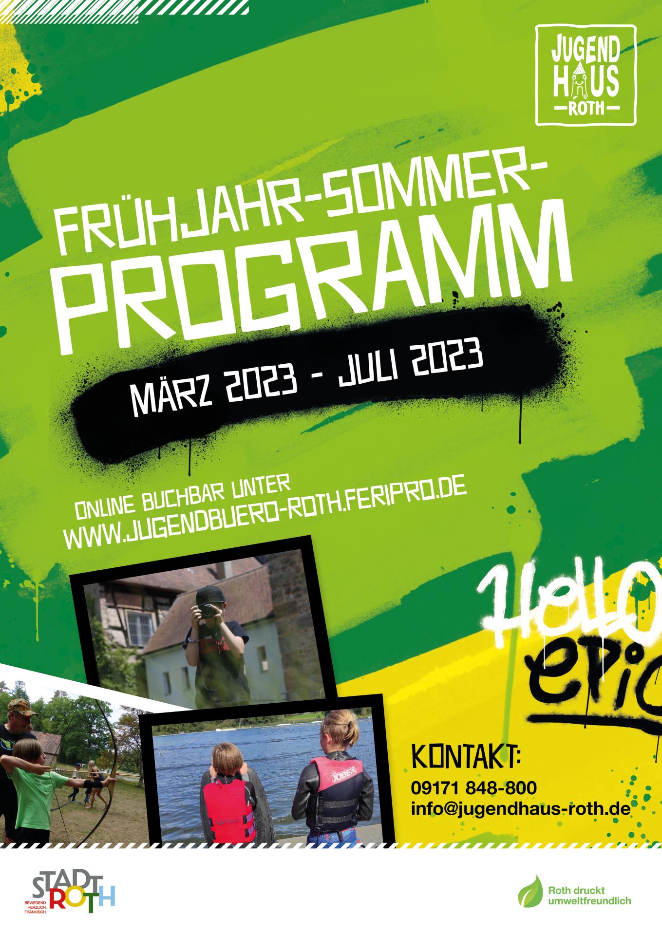 Frühjahr-Sommer-Programm 2023