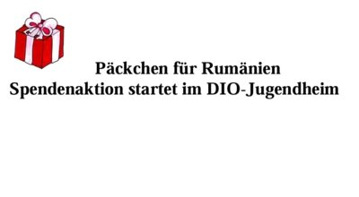Spendenaktion für bedürftige Menschen in Rumänien