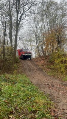 Fahrsicherheitstraining für die Feuerwehr in Zeithain (Bild vergrößern)