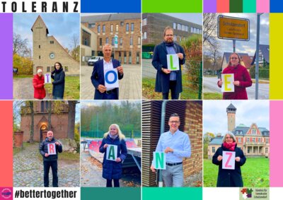 Aktion zum Tag der Toleranz