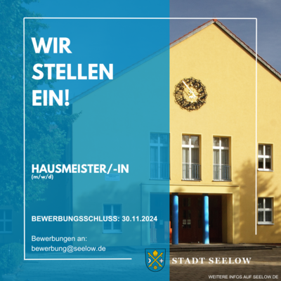 Wir stellen ein! (Bild vergrößern)