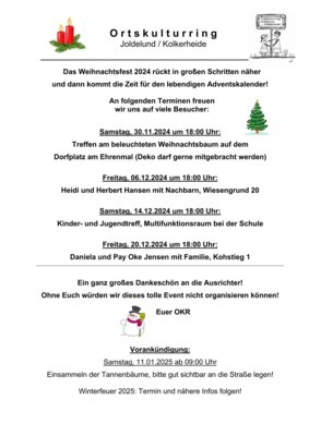 Lebendiger Adventskalender 2024 (Bild vergrößern)