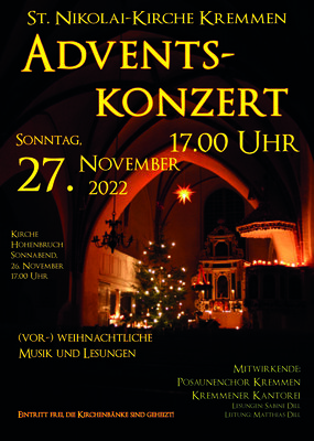1. Advent, Adventskonzert (Bild vergrößern)