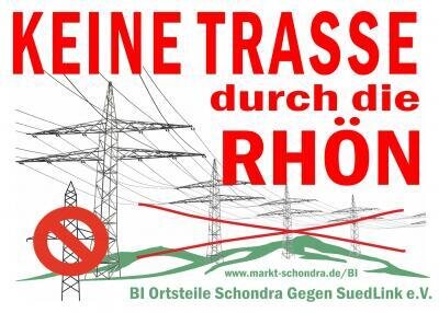 Foto zur Meldung: Jahreshauptversammlung der BI Ortsteile Schondra Gegen SuedLink e.V. am 26.11.2024