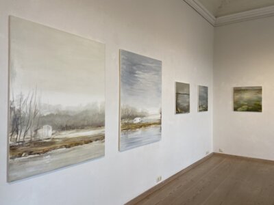 Museum Schloß Burgk - Blick in die Ausstellung: Sibylle Prange. Spätes Licht