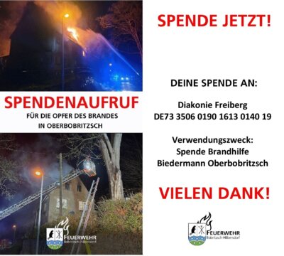 Spendenaufruf (Bild vergrößern)