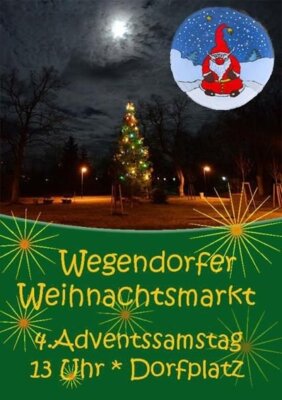 Weihnachtsmarkt in Wegendorf (Bild vergrößern)