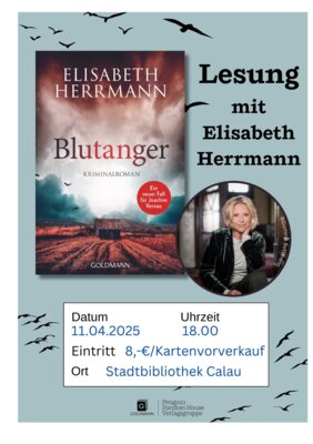 Foto zu Meldung: Lesung mit Elisabeth Herrmann