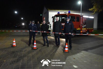 Foto zur Meldung: Parkplatz am Gerätehaus Dergenthin ist fertiggestellt