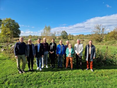 Runde der Teilnehmer aus Ortenberg und den organisatorischen Gesellschaften (Bild vergrößern)